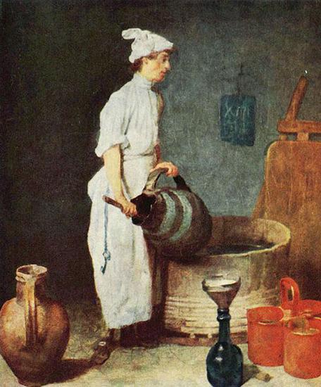 Jean Simeon Chardin Der Abwaschbursche in der Kneipe France oil painting art